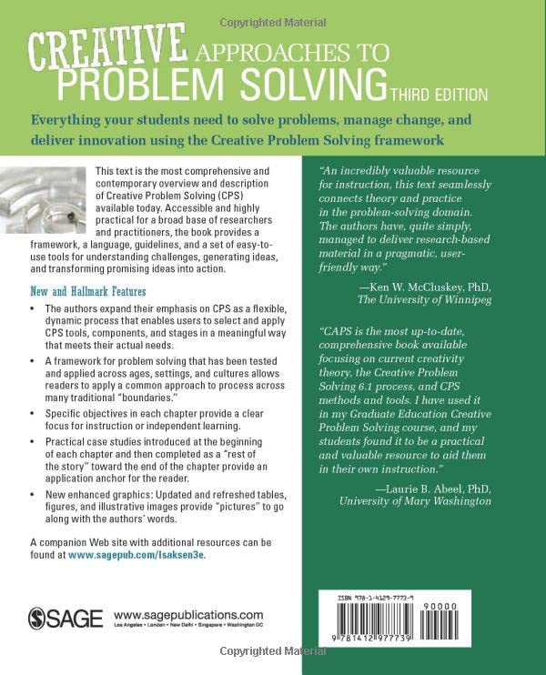 Creative Approaches to Problem Solving: A Framework for Innovation and Change,Used