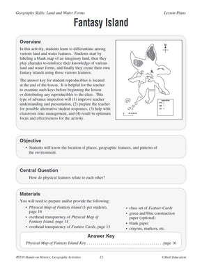 Handson History: Geography Activities  Teacher Resource Provides Fun Games and Simulations that Support HandsOn Learning (Soc,Used