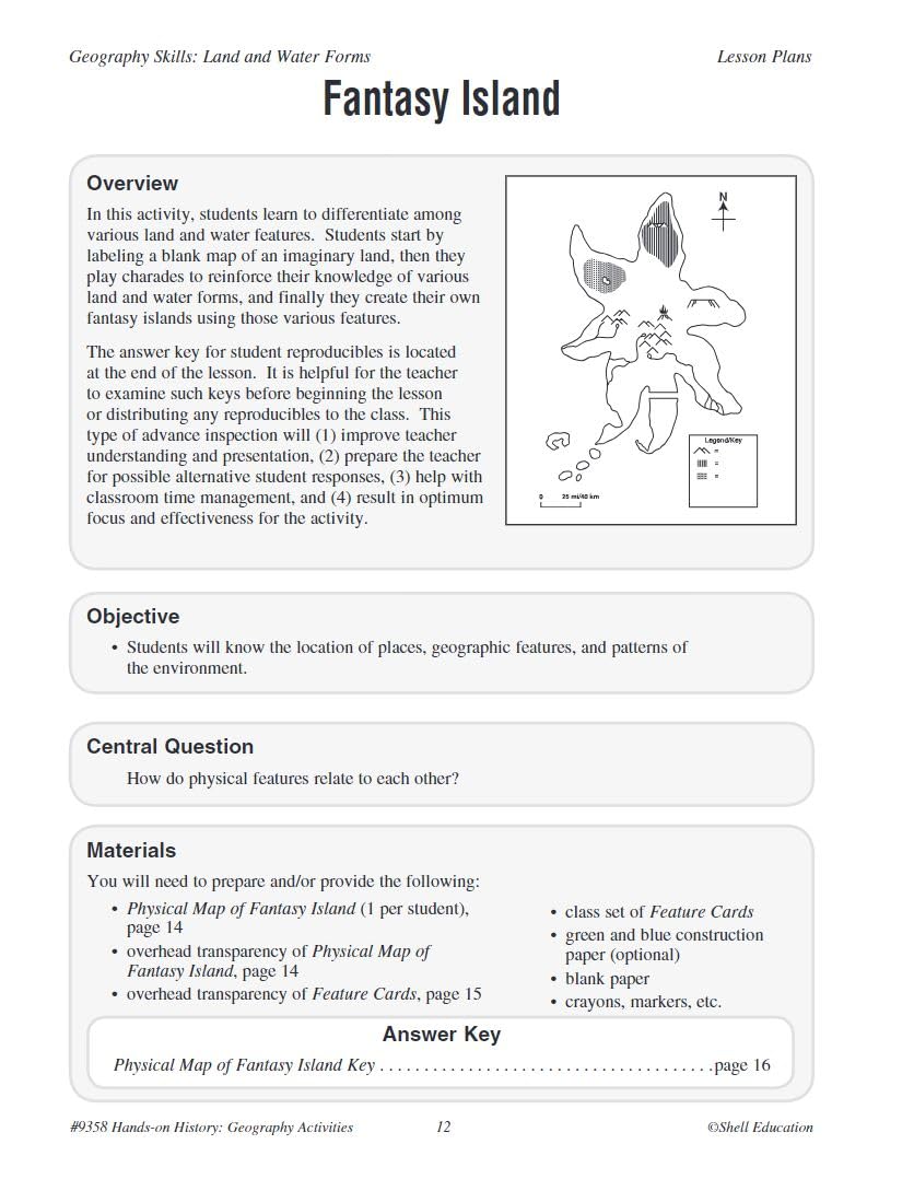 Handson History: Geography Activities  Teacher Resource Provides Fun Games and Simulations that Support HandsOn Learning (Soc,Used