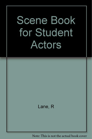 Scenebook for Student Actors,Used