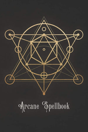Arcane Spellbook: RPG Notebook,Used