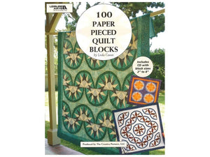 100 Paper Pieced Quilt Blocks with Bonus CD (Leisure Arts #4644),New
