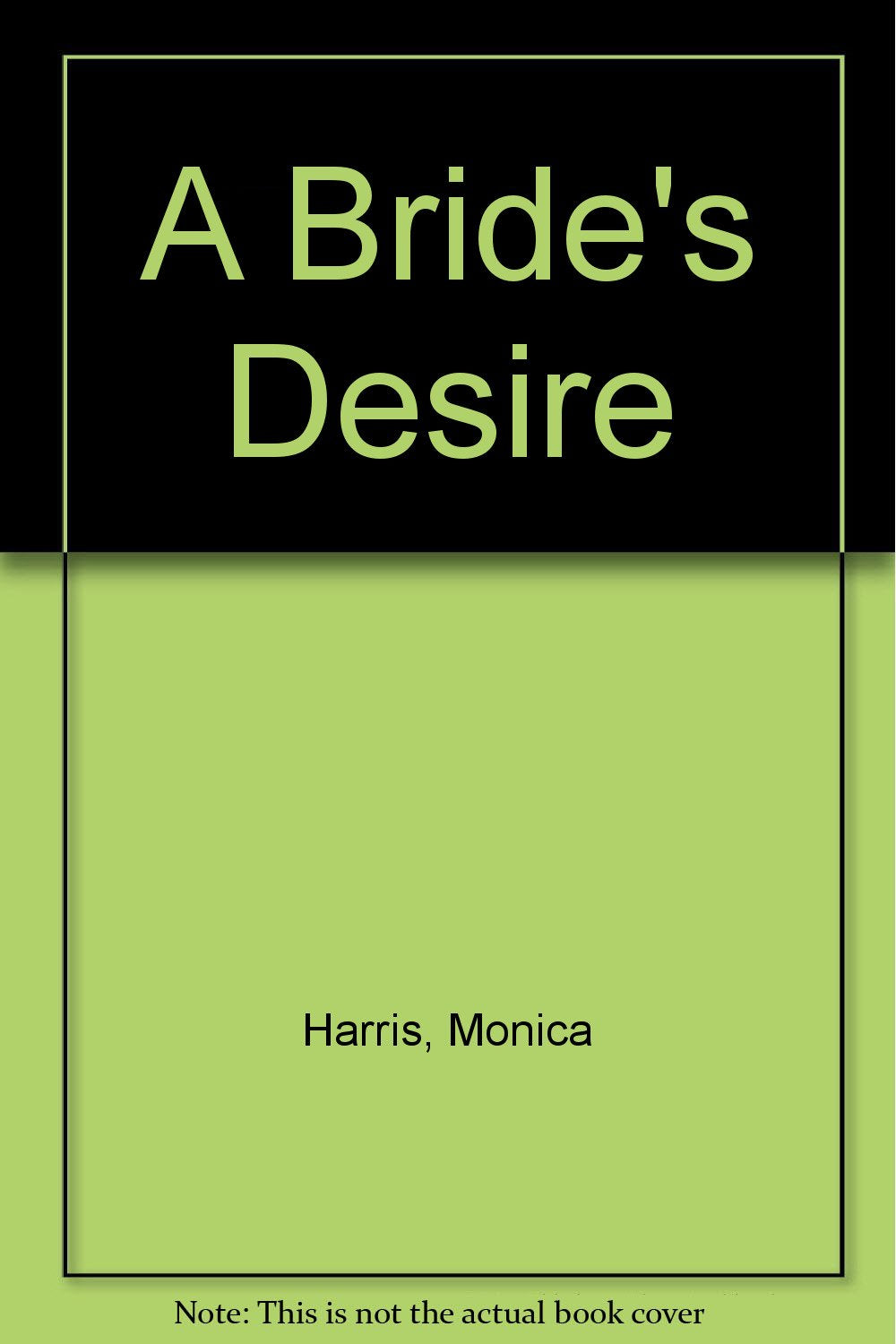 A Bride's Desire,Used