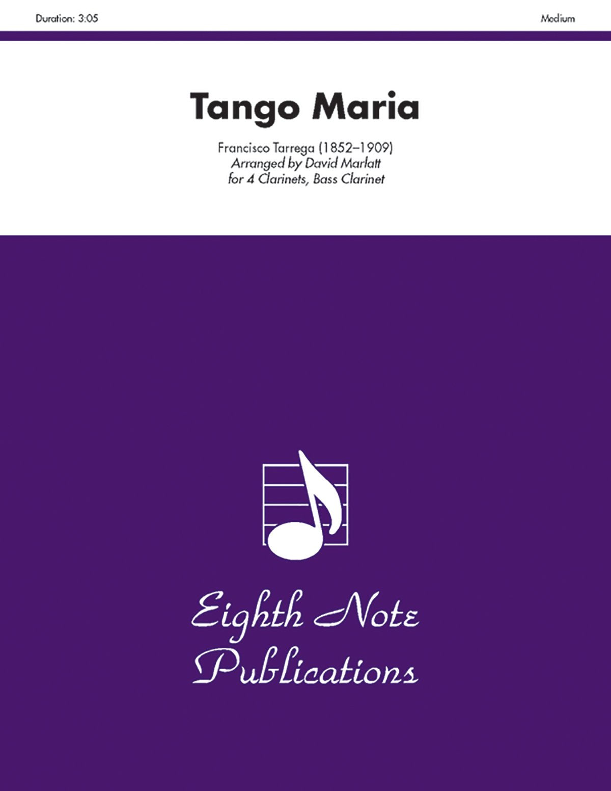 Tango Maria: Score & Parts (Eighth Note Publications),Used