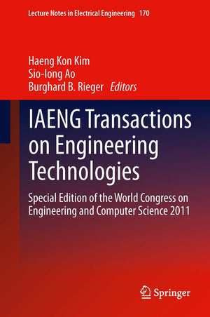 Iaeng Transactions On Engineering Technologies: Special Edition Of The World Congress On Engineering And Computer Science 2011 (,Used