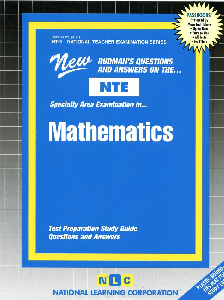 MATHEMATICS (National Teacher Examination Series) (Content Specialty Test) (Passbooks) (NATIONAL TEACHER EXAMINATION SERIES (NTE,Used