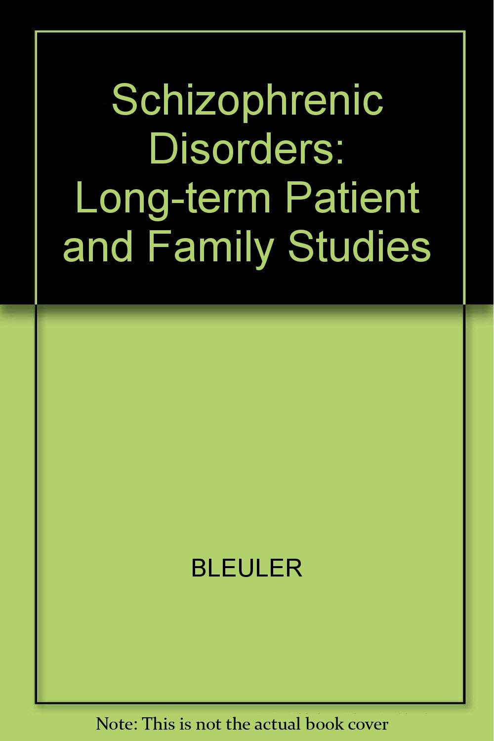 The schizophrenic disorders: Longterm patient and family studies,Used