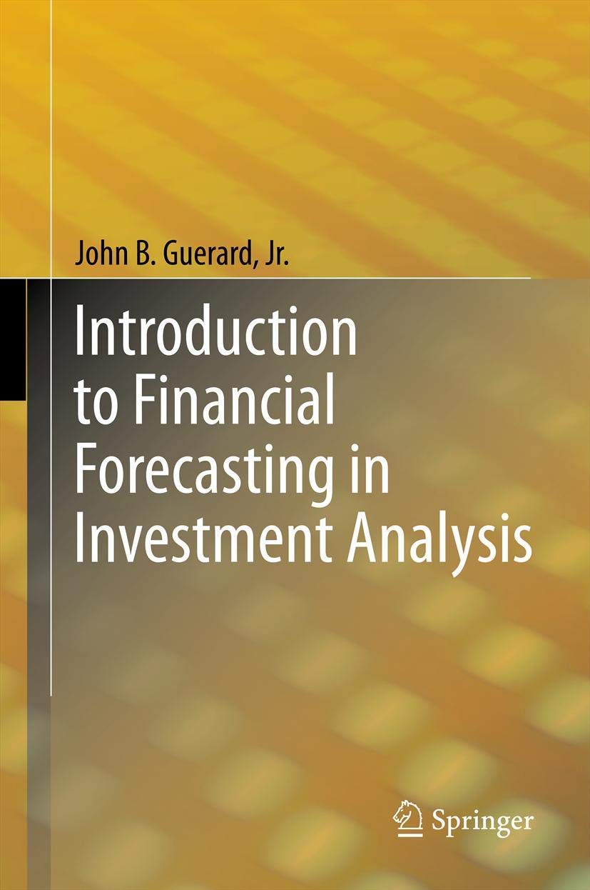 Introduction to Financial Forecasting in Investment Analysis,Used