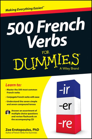 500 French Verbs For Dummies,Used