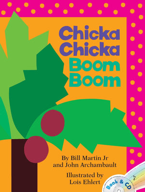 Chicka Chicka Boom Boom Book & CD by Little Simon - Multicolored Children's Classic for Early Learning