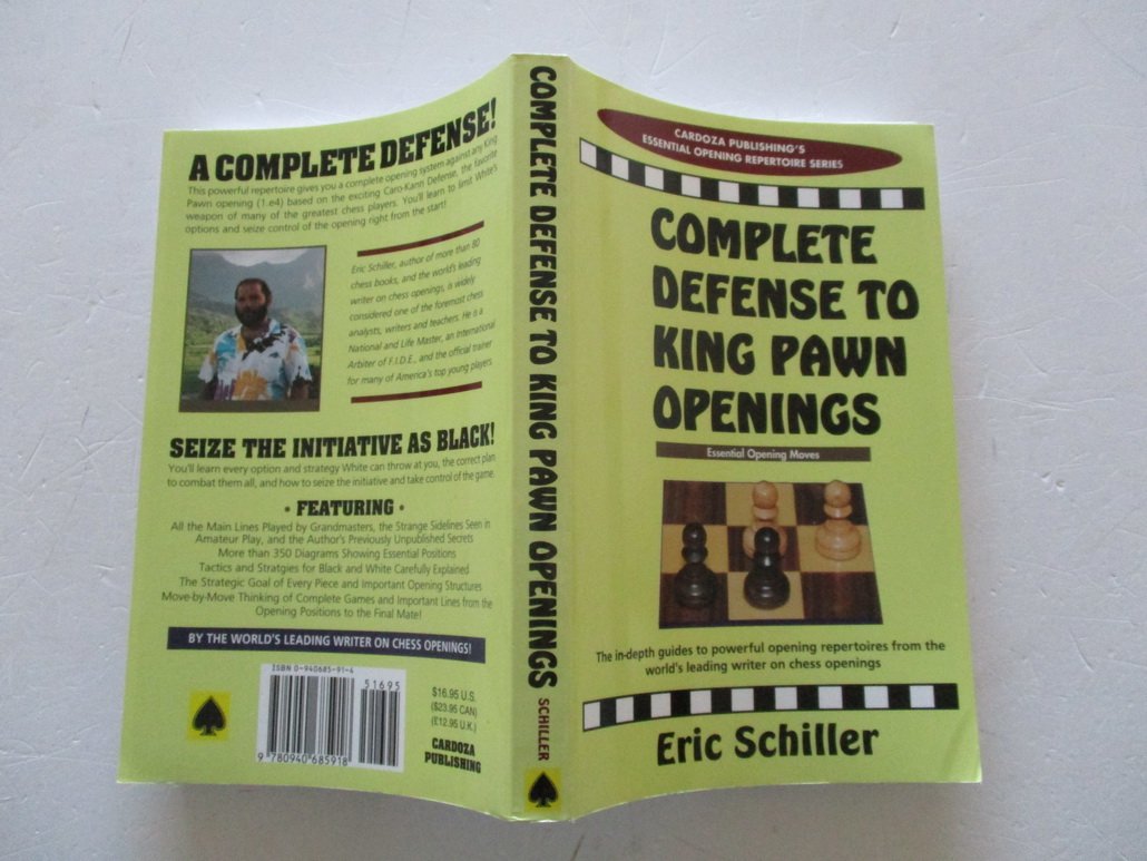 Complete Defense To King Pawn Openings,Used