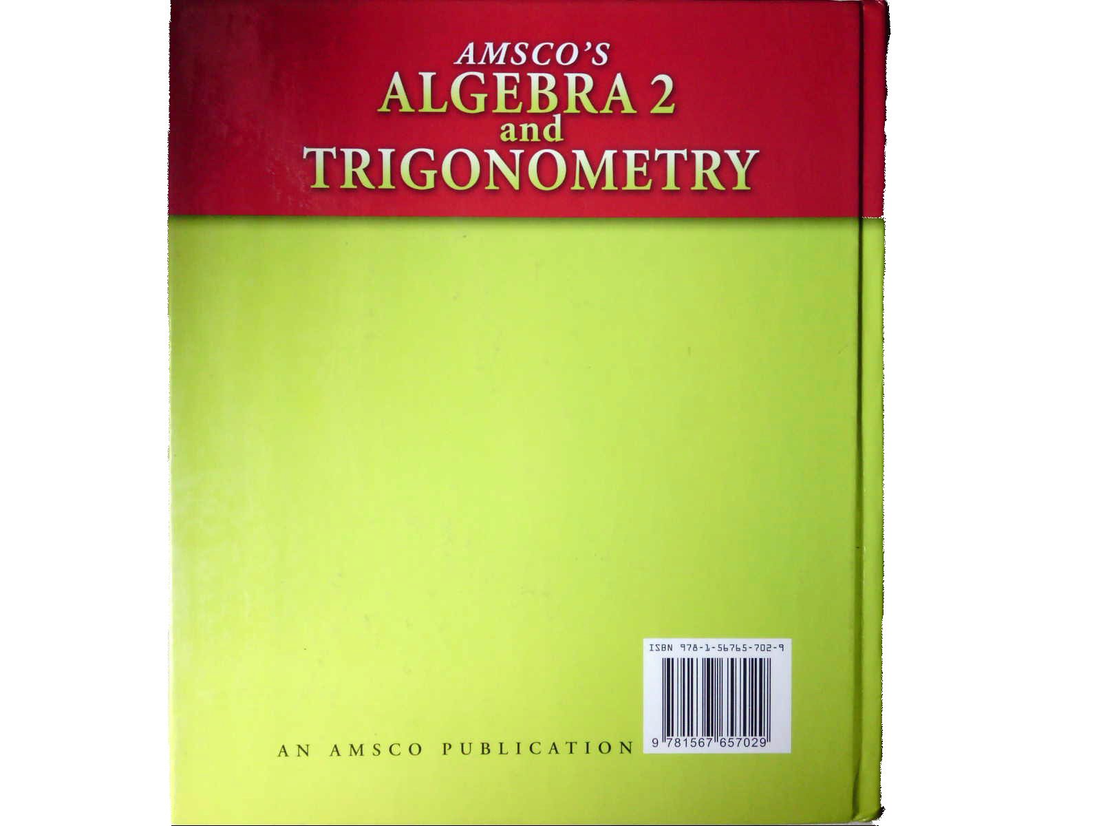 Amsco's Algebra 2 and Trigonometry,Used