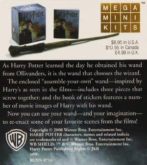 Harry Potter Wand and Sticker Book (Miniature Editions),Used