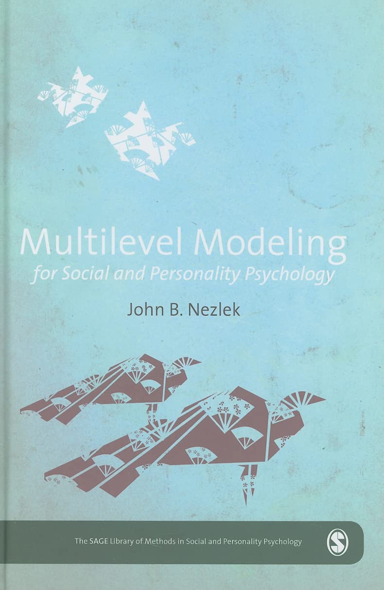 Multilevel Modeling For Social And Personality Psychology (The Sage Library Of Methods In Social And Personality Psychology),Used