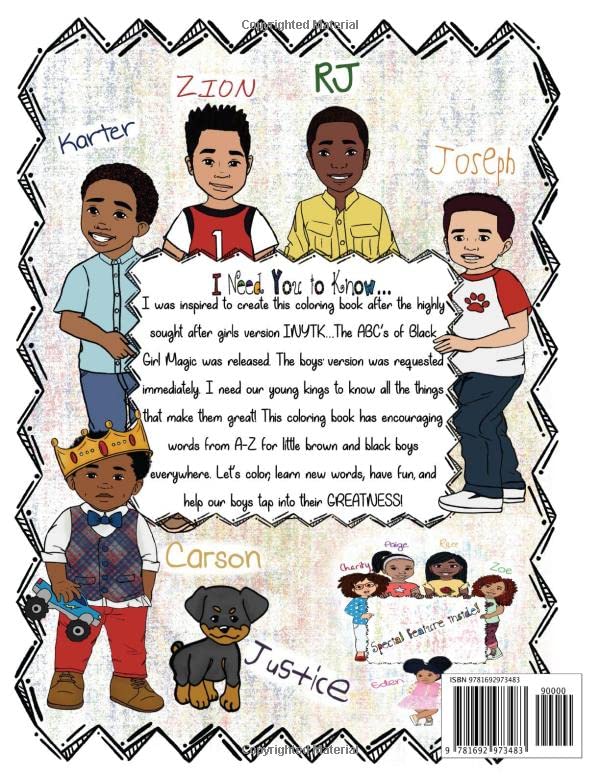I Need You to Know...: The ABC's of a Young King's Greatness,Used