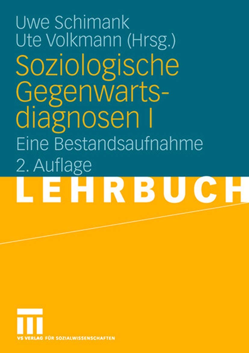 Soziologische Gegenwartsdiagnosen I: Eine Bestandsaufnahme (German Edition),Used