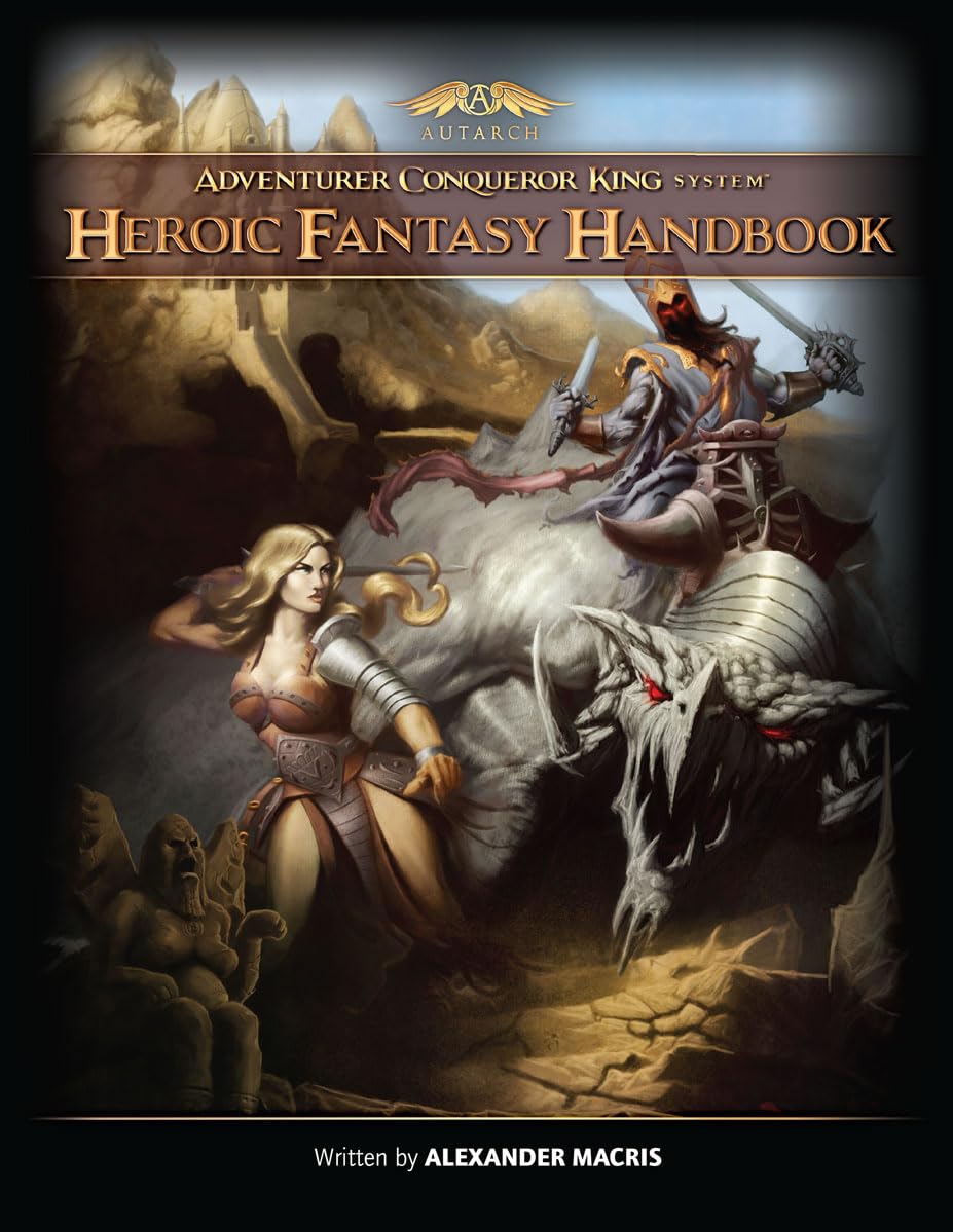 Adventurer Conqueror King Heroic Fantasy Handbook (Softcover) (AUT1014),Used