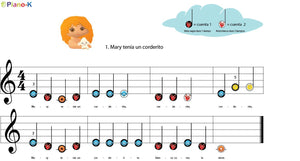 Juego De Aprendizaje Para Piano. Nivel 1. Pianok-new