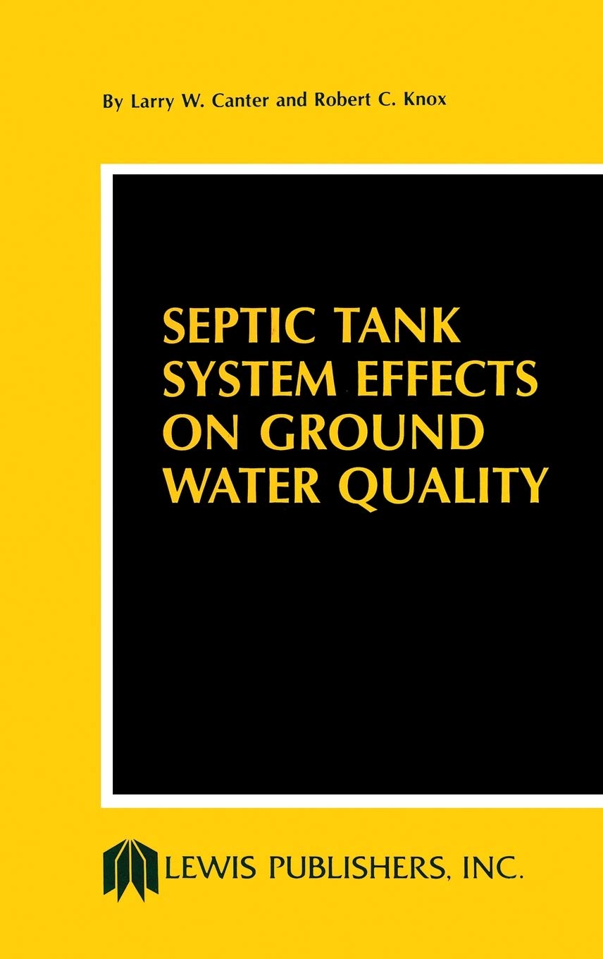 Septic Tank System Effects on Ground Water Quality,Used