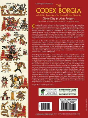 The Codex Borgia: A Fullcolor Restoration Of The Ancient Mexican Manuscript (Dover Fine Art, History Of Art)-used