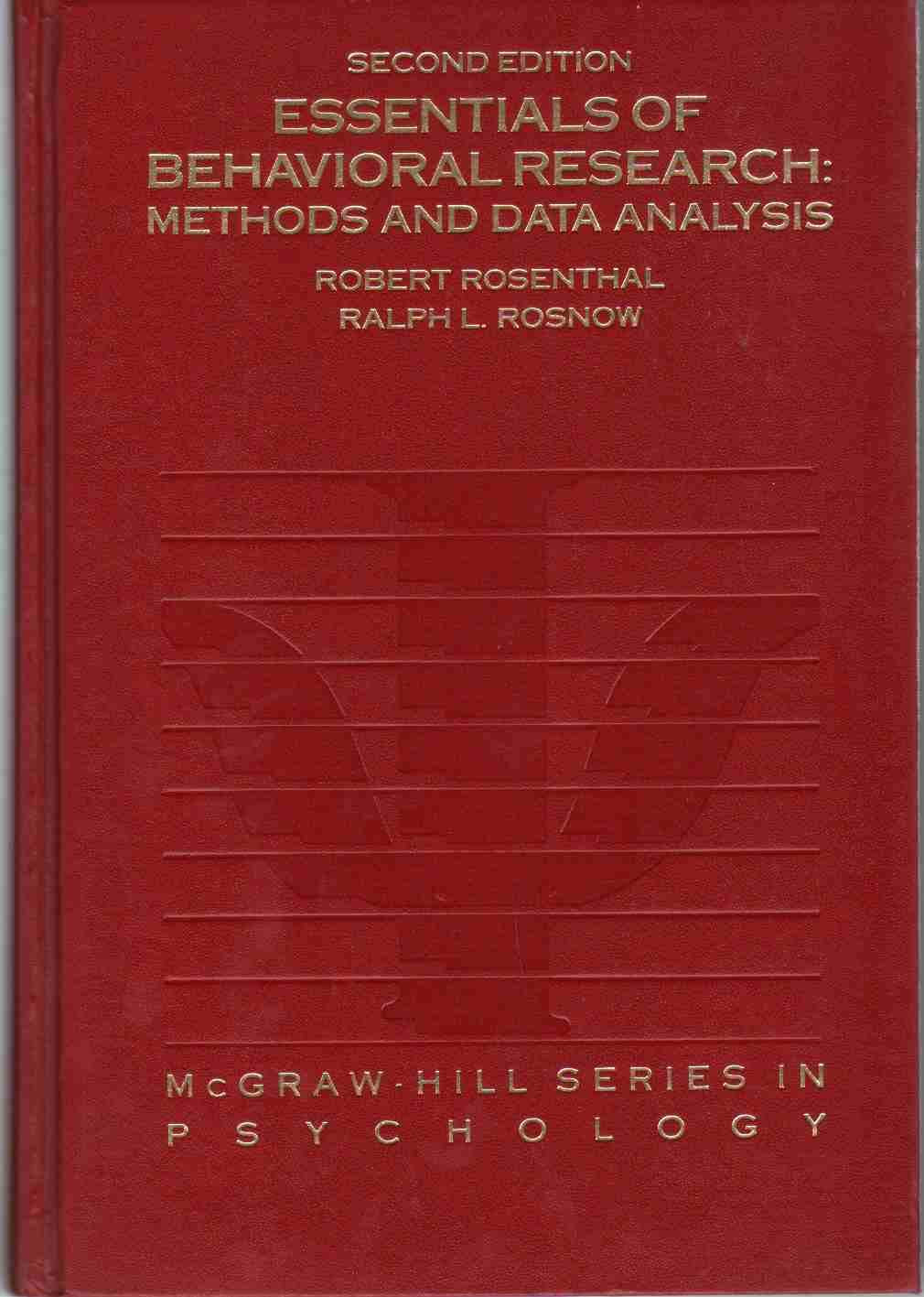 Essentials Of Behavioral Research: Methods And Data Analysis,Used