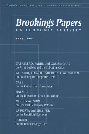 Brookings Papers On Economic Activity: Fall 2008,Used