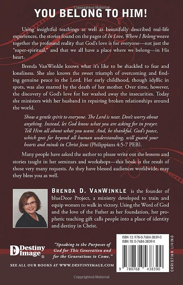 In Love, Where I Belong: How to Experience God's Love,Used
