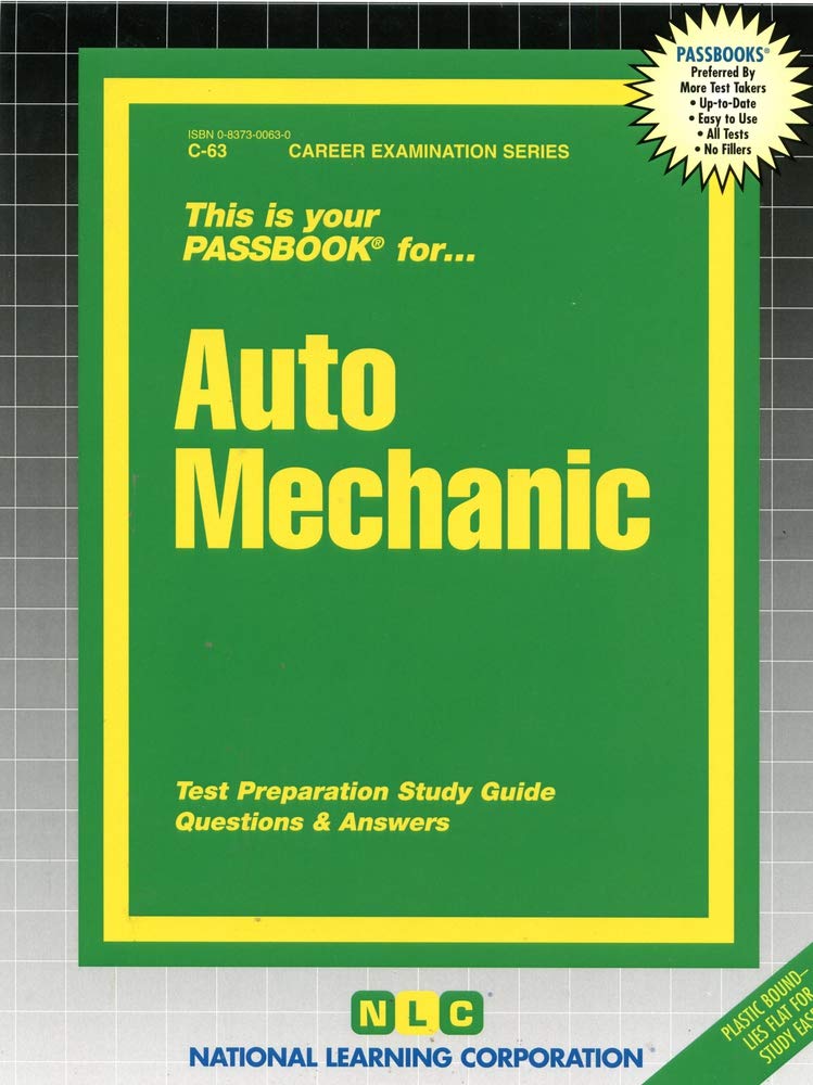 Auto Mechanic(Passbooks) (Career Examination Series),Used