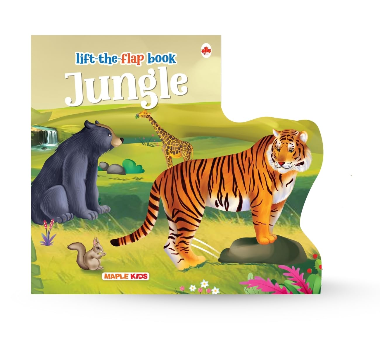 Lift The Flap - Jungle - Illustrated Flap Book For Kids - Pop Up Books For Kids - Age 3-6 Years - Early Learning Book For Children