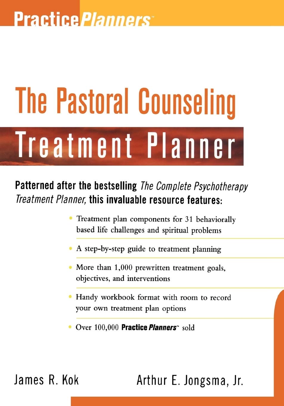 The Pastoral Counseling Treatment Planner,Used