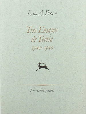 Tres ensayos de teora (Poticas) (Spanish Edition),Used