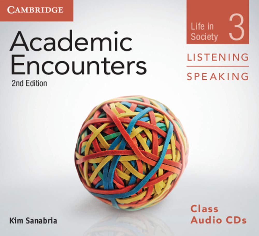 Academic Encounters Level 3 Class Audio CDs (3) Listening and Speaking,Used