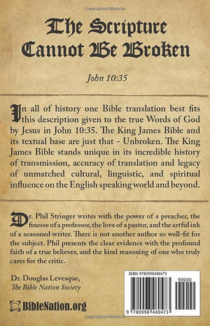 The Unbroken Bible: The Incredible History, Accuracy & Legacy Of The King James Bible-new,New