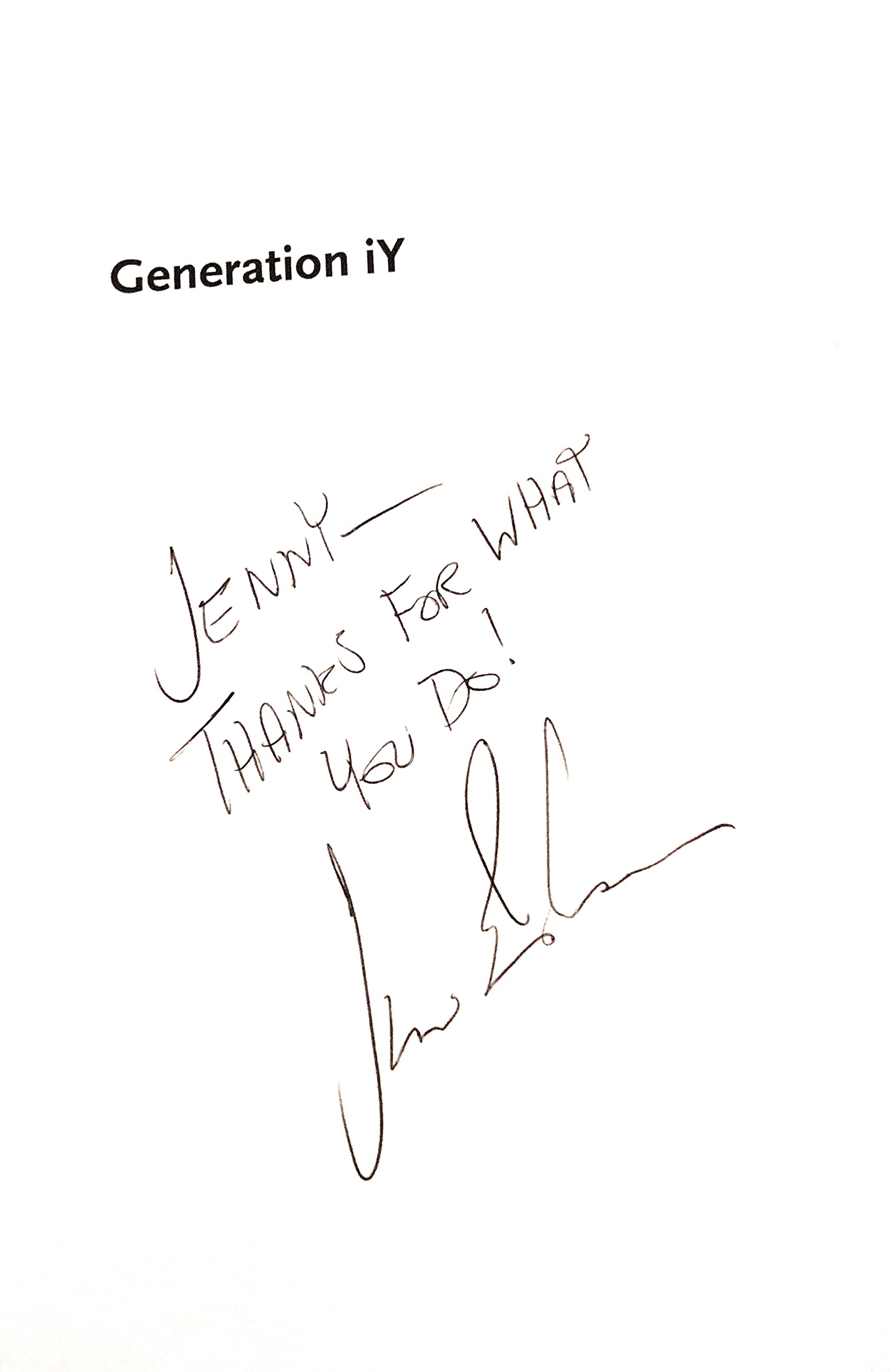 Generation iY: Our Last Chance to Save Their Future,Used