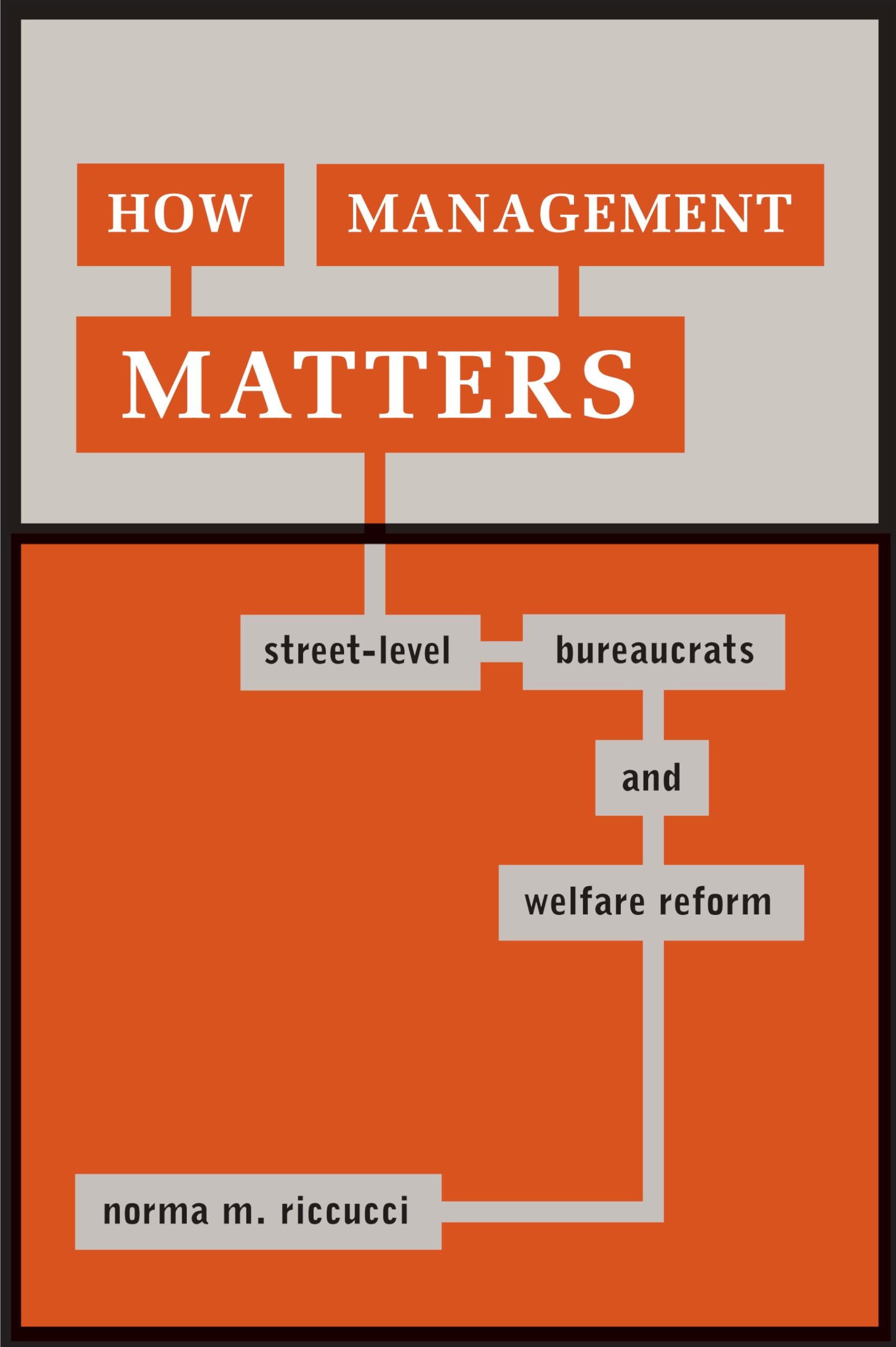 How Management Matters: StreetLevel Bureaucrats and Welfare Reform (Public Management and Change),Used
