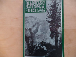 Foundations Of Environmental Ethics,Used