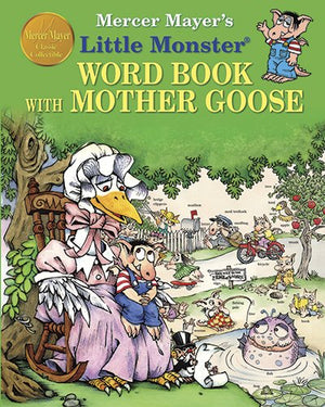 Mercer Mayer's Little Monster Word Book with Mother Goose,Used