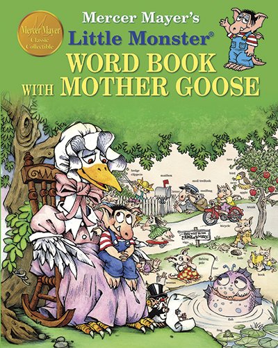 Mercer Mayer's Little Monster Word Book with Mother Goose,Used