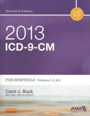 2013 ICD9CM for Hospitals, Volumes 1, 2 and 3 Standard Edition,New
