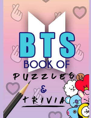 KPOP BTS Book of Puzzles & Trivia,Used
