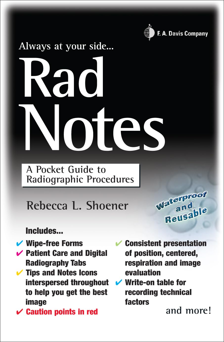 Rad Notes: A Pocket Guide to Radiographic Procedures (Davis's Notes),New