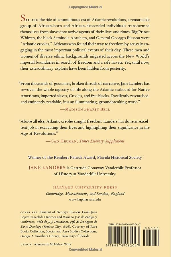 Atlantic Creoles in the Age of Revolutions,Used