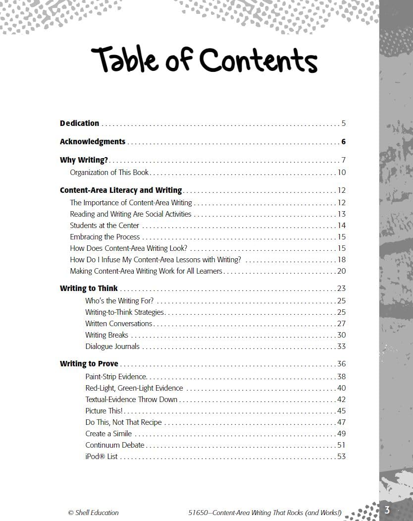 Content Area Writing That Rocks (Creative Writing Activities, Grades 312) (Professional Resources),Used