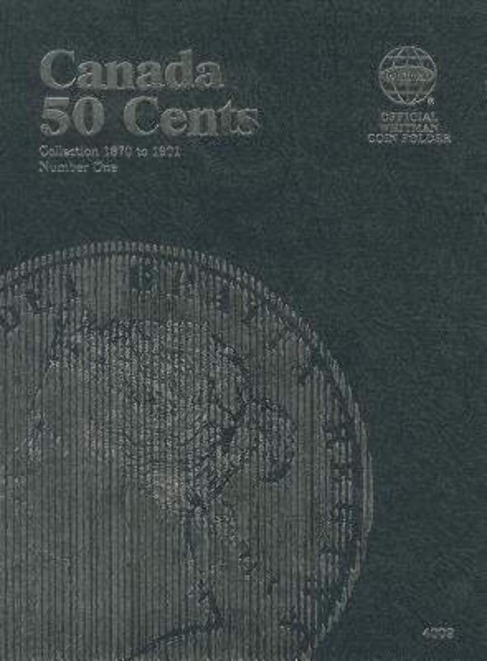 Canadian 50 Cent Folder #1, 18701901,Used