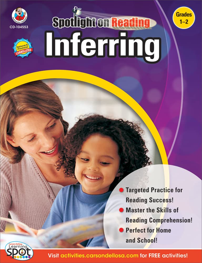 Carson Dellosa Inferring, Grades 1  2 Resource Book,Used