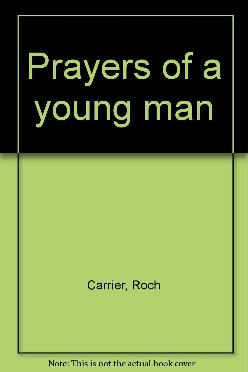 Prayers of a Young Man,Used