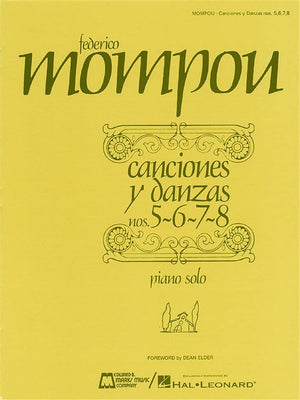 Canciones Y Danzas  Nos. 5, 6, 7, 8: Piano Solo-used