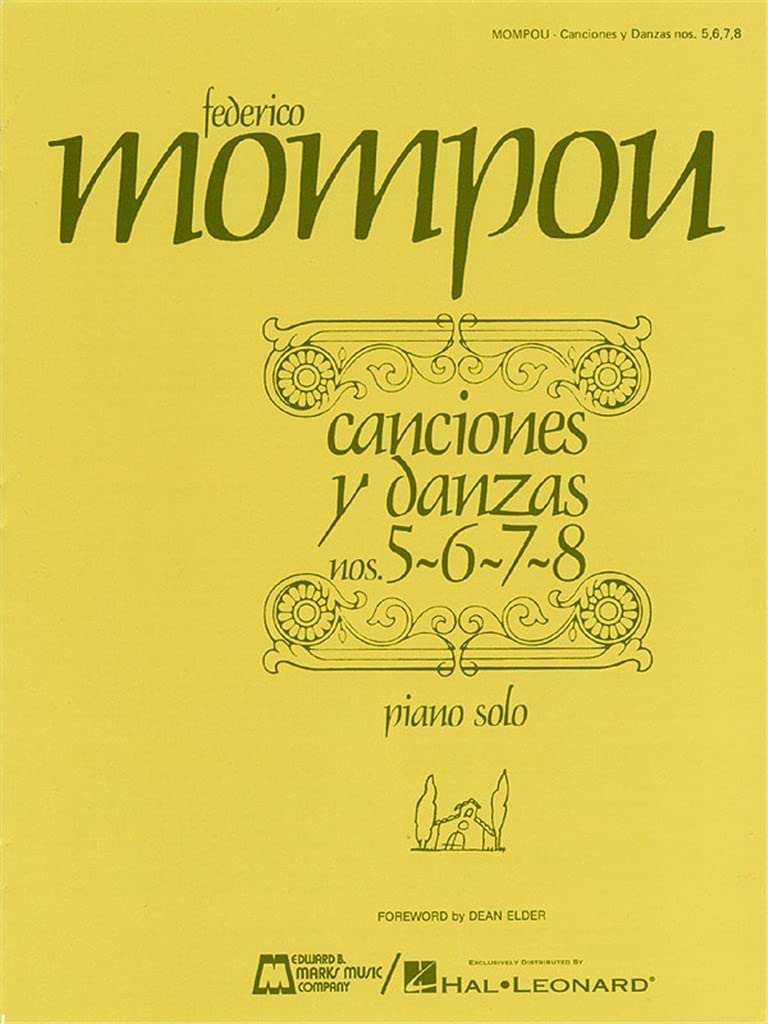 Canciones Y Danzas  Nos. 5, 6, 7, 8: Piano Solo-used