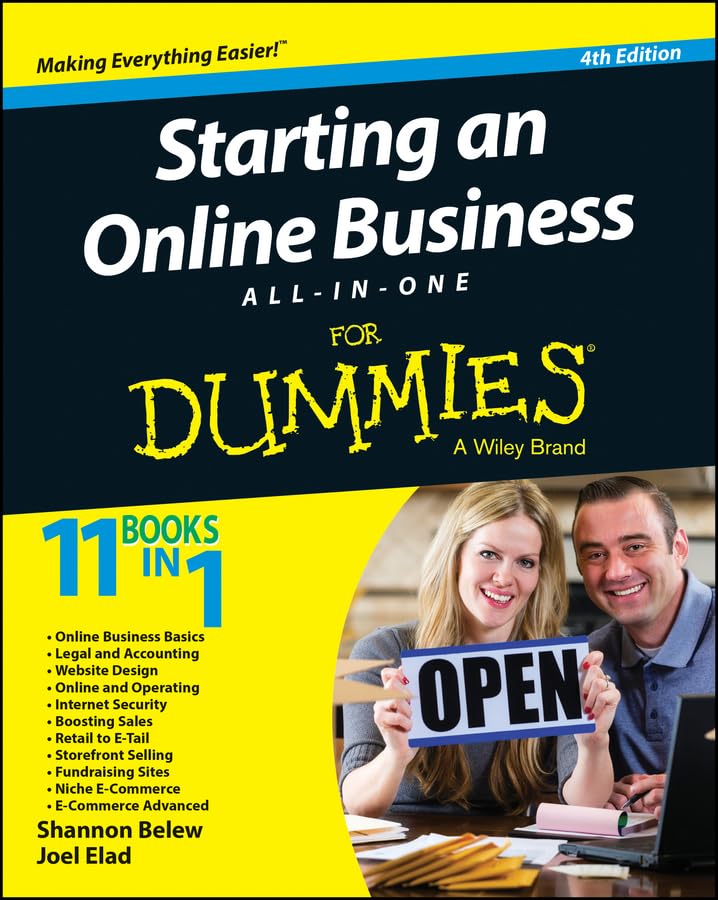 Starting an Online Business AllinOne For Dummies,Used