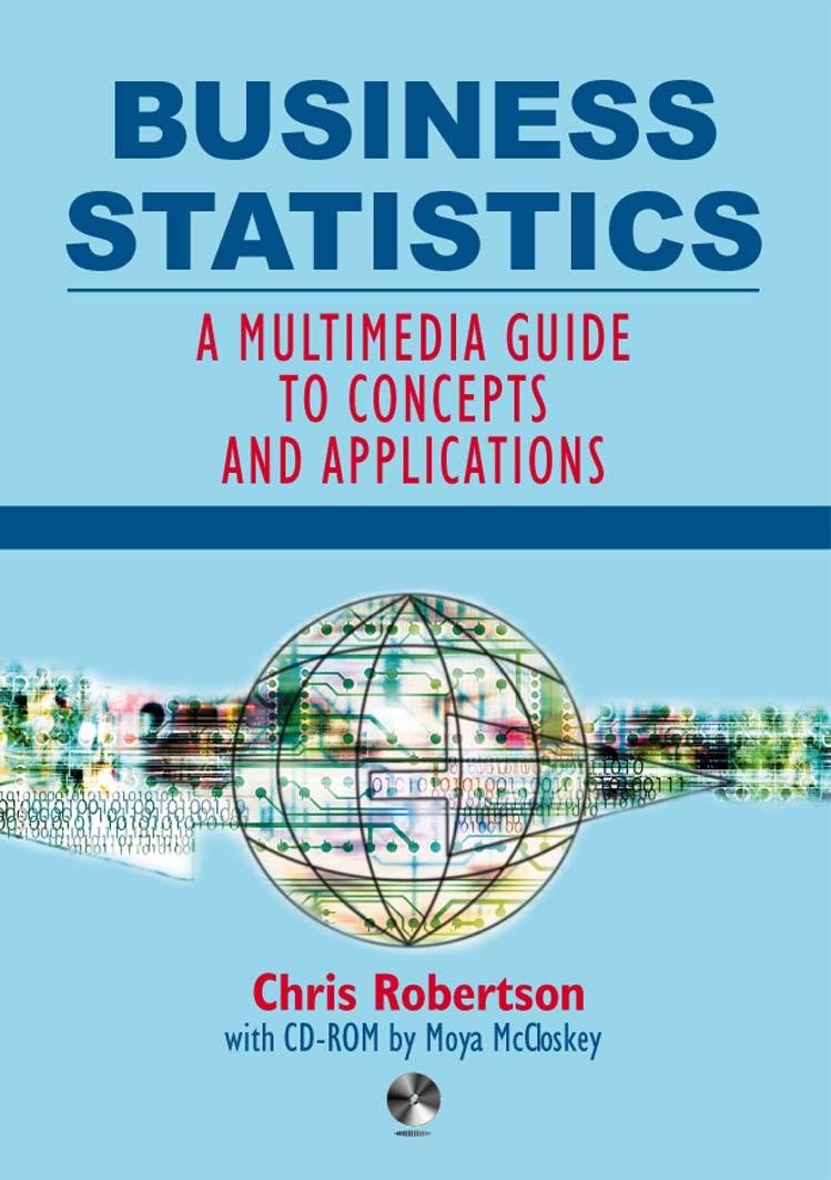 Business Statistics: A Multimedia Guide to Concepts and ApplicationsIncludes CDROM Pack,Used